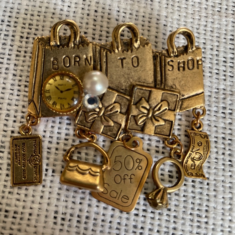 Lapel Pin & Earring Set - Picture 3 of 7
